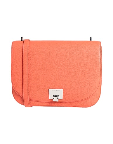 EMPORIO ARMANI Across-body bag Salmon pink 100% Polyester, Polyurethane