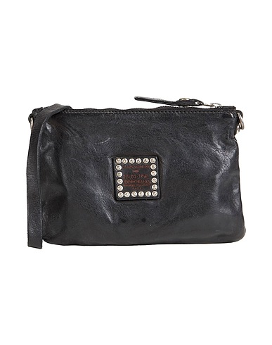 CAMPOMAGGI Cross-body bags Black Cow leather