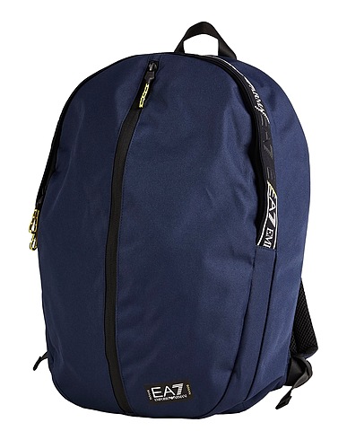 EA7 Athletic bags and rucksacks Navy blue 100% Polyester