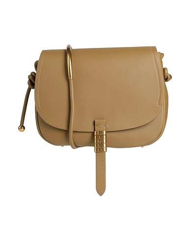 PINKO Borsa a tracolla Verde lime 90% Poliammide riciclato, 10% Poliuretano