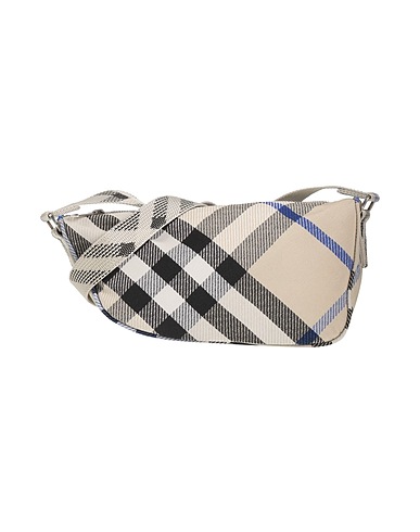 BURBERRY Cross-body bags Grey 65% Polyester, 35% Cotton