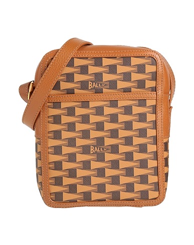 BALLY Borsa a tracolla Cammello Poliuretano