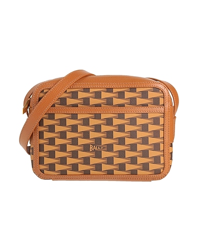 BALLY Across-body bag Camel Polyurethane