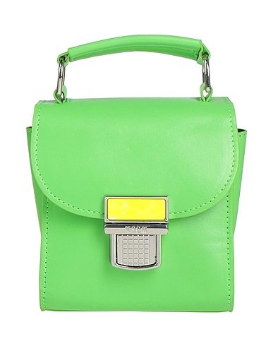 MSGM Borsa a mano Verde chiaro Fibre tessili