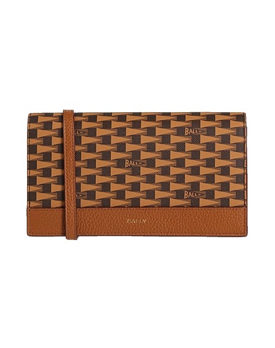 BALLY Cross-body bags Camel Textile fibers