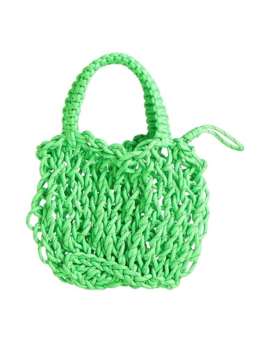 PHANTA Handbag Green Textile fibers