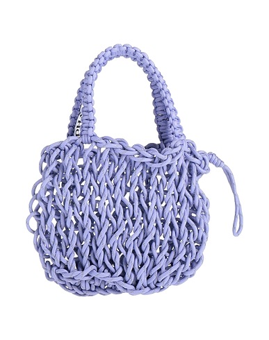 PHANTA Borsa a mano Lilla Fibre tessili