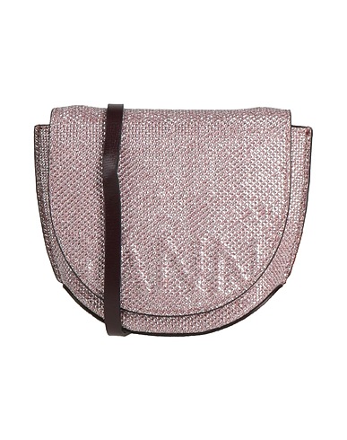 GANNI Bolso con bandolera Rosa antiguo 32% Poliéster reciclado, 32% Algodón, 31% Poliéster, 5% Viscosa