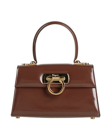 FERRAGAMO Handbag Brown 100% Calfskin