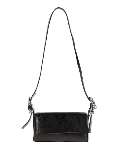 BENEDETTA BRUZZICHES Schultertasche Schwarz Leder