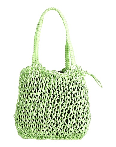 PHANTA Handbag Light green Textile fibres