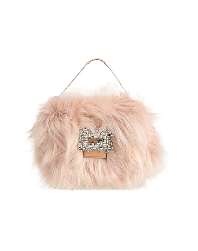 GEDEBE Borsa a mano Rosa chiaro Fibre tessili, Pelle