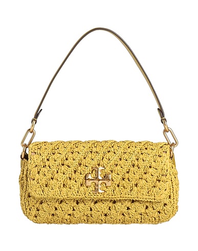 TORY BURCH Handbag Sage green Textile fibers
