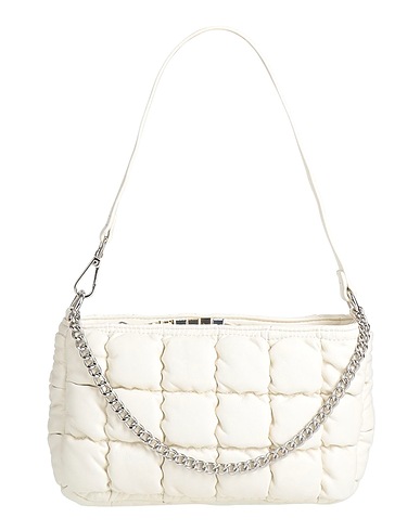 GAëLLE Paris Handbag NOIR Off white 100% Polyurethane