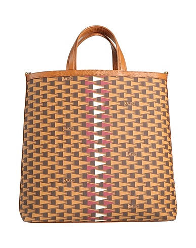 BALLY Handbag Camel Leather, Thermoplastic polyurethane