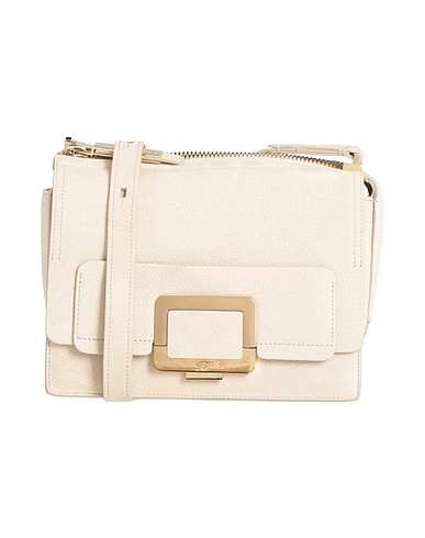 ROGER VIVIER Cross-body bags Beige Leather