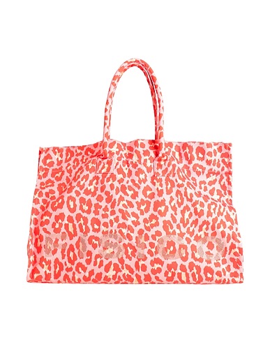 FISICO Borsa a mano Corallo 100% Cotone