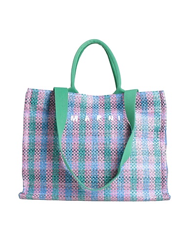 MARNI Handbag Pink 100% Polyamide, Polyester, Brass