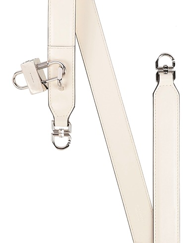 GIVENCHY Accessori borsa e charm Bianco 100% Vacchetta