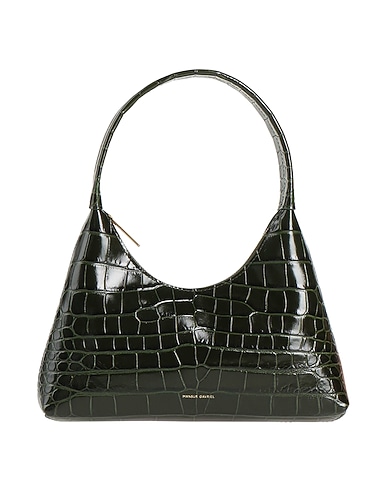 MANSUR GAVRIEL Handtasche Dunkelgrün 100% Kalbsleder