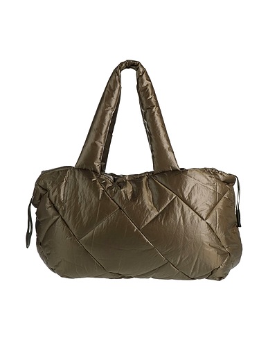 PIUMESTUDIO Shoulder bag Military green Textile fibers
