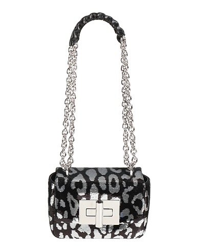 TOM FORD Shoulder bag Black 100% Viscose, PVC - Polyvinyl chloride