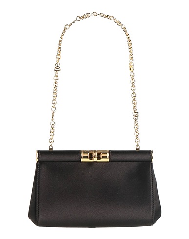 DOLCE&GABBANA Handbag Black 66% Viscose, 34% Silk