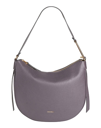 COCCINELLE Handtasche Braungrau Leder