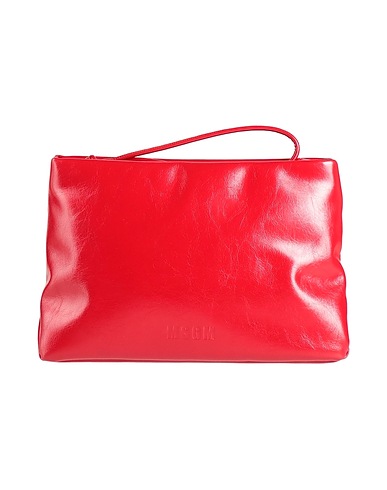 MSGM Handbag Red Textile fibres