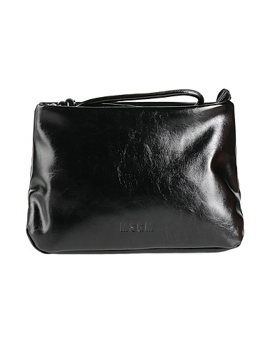 MSGM Borsa a mano Nero Fibre tessili