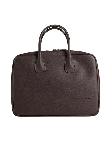 VALEXTRA Handbag Dark brown Leather