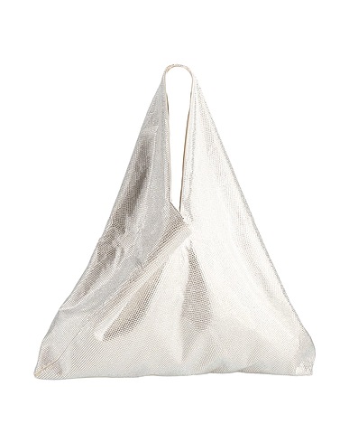 GIUSEPPE DI MORABITO Shoulder bag Beige 97% Polyester, 3% Elastane