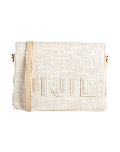 JIJIL Across-body bag Beige 80% Polyester, 20% Polyurethane