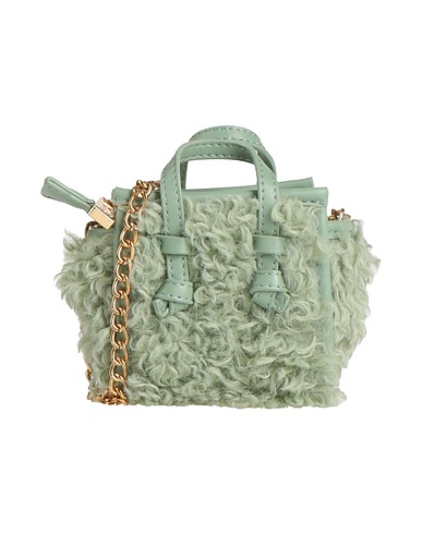 LA MILANESA Cross-body bags Light green Leather
