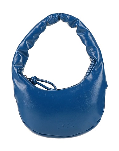 MSGM Borsa a mano Blu 100% Poliuretano