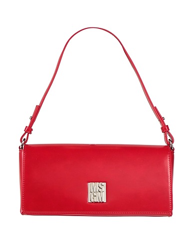 MSGM Handbag Red 100% Polyurethane