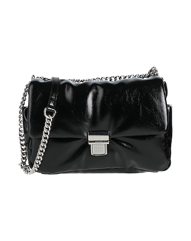 MSGM Cross-body bags Black 100% Polyurethane