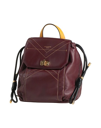GIVENCHY Backpacks Burgundy Leather