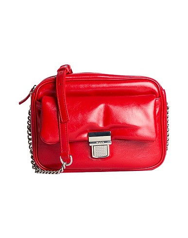 MSGM Borsa a tracolla Rosso 100% Poliuretano