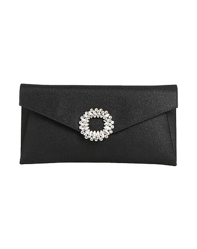 TWENTY FOUR HAITCH Handbag Black Textile fibres