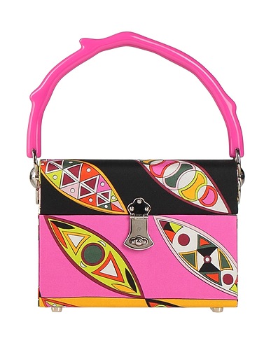 PUCCI Handbag Fuchsia Textile fibres