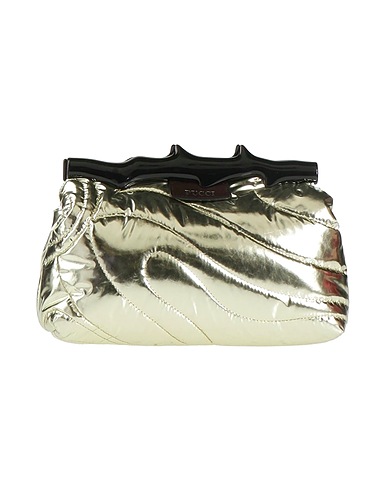 PUCCI Handbag Gold Textile fibers