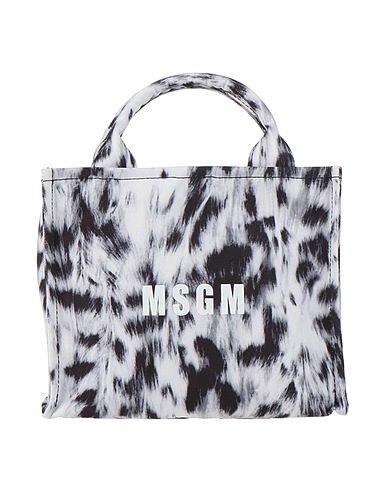MSGM Handbag Black 100% Cotton