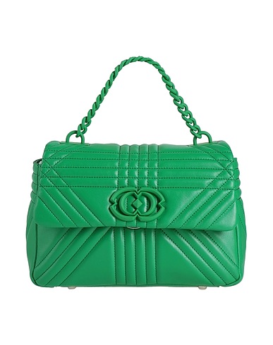 LA CARRIE Borsa a mano Verde Pelle