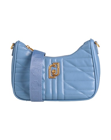 LIU •JO Across-body bag BETTER Light blue 100% Polyester, Polyurethane resin