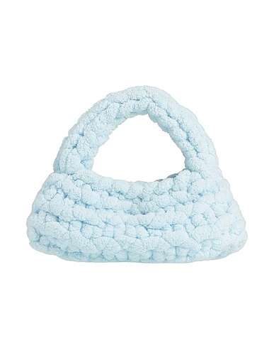 PHANTA Handbag Sky blue Textile fibres
