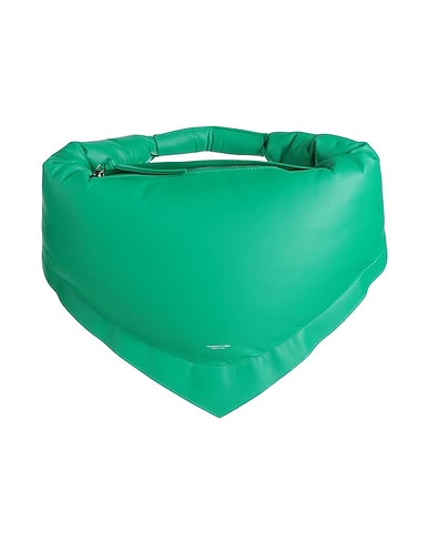 FEDERICO CINA Handbag Green Leather