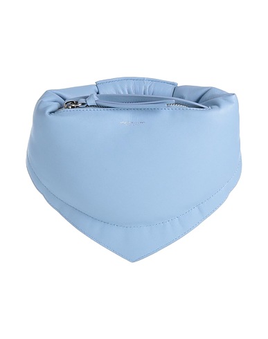 FEDERICO CINA Handbag Light blue Leather