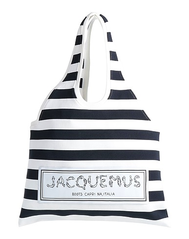 JACQUEMUS Borsa a mano Blu notte 51% Viscosa, 42% Poliammide, 7% Elastan