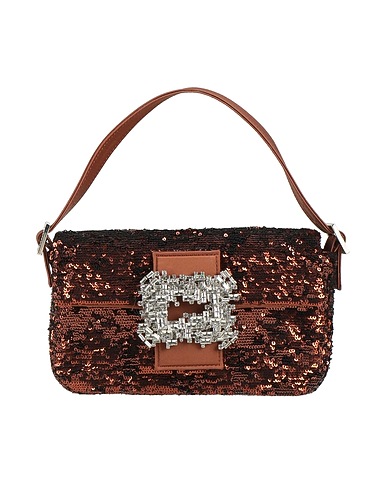 GEDEBE Handbag Camel Textile fibres